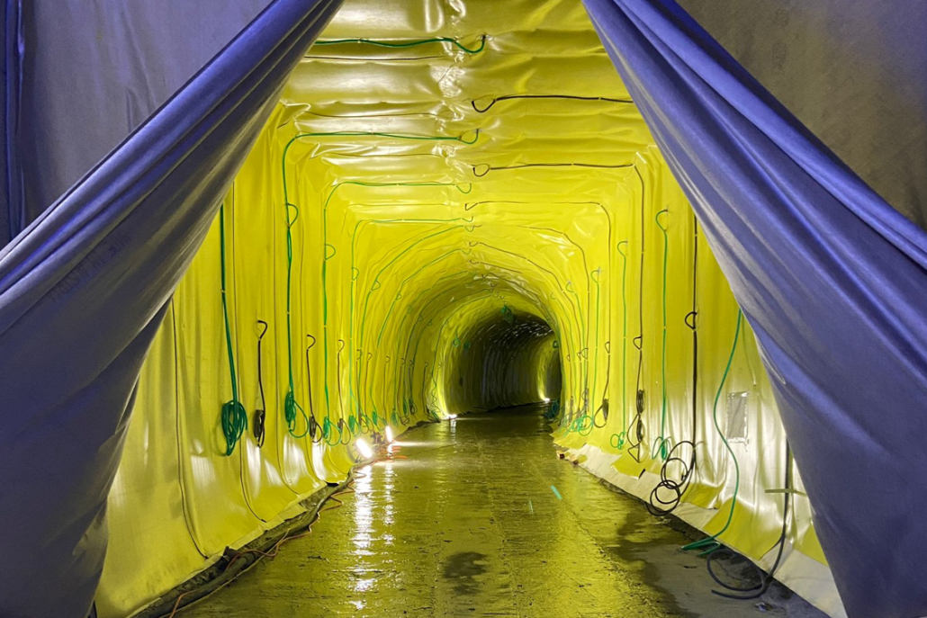 Power Station Rodundwerk I (AT), New Headrace System, Installation of Polymeric Geomembranes.