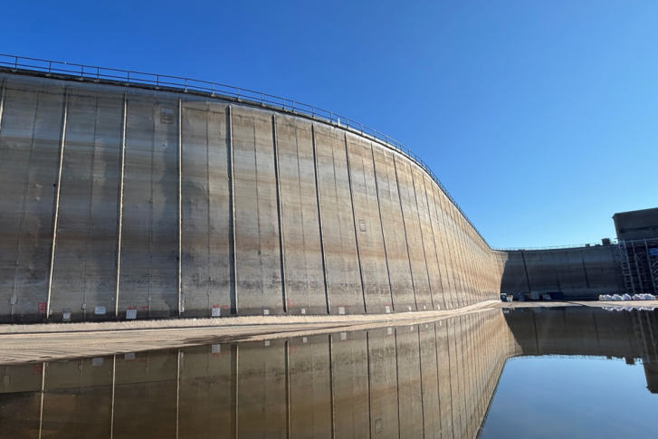 Pumped Storage Plant Waldeck-I, North Wall